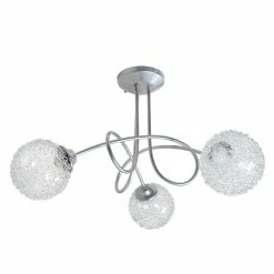 Meilleure affaire đ Tosel ACTUELLE - Lustre multi bras mĂ©tal aluminium â