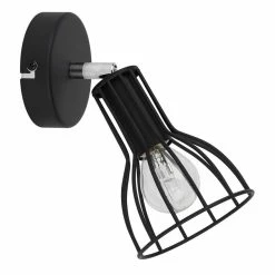 Tout neuf 👍 Paris prix Spot Mural Classique "Megan" 18cm Noir ⌛