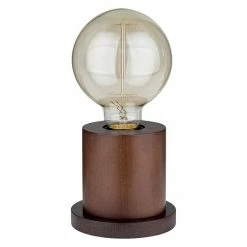 Nouveau 🔥 Paris prix Lampe à Poser en Bois "Tasse" 10cm Hêtre 🧨