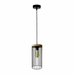 Meilleur prix 🤩 Paris prix Lampe Suspension Design "Gunnar" 135cm Noir 🔔
