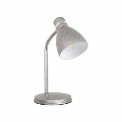 Le moins cher ✨ Kanlux Lampe de bureau 40W Argent - culot E14 👏