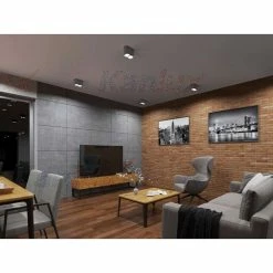 Meilleure affaire 🛒 Kanlux Plafonnier en Saillie BORD Double GU10 Orientable - Aluminium Brossé 🥰 -Optonica Soldes 5905339225535 3