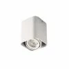 Grosses soldes 🛒 Kanlux Plafonnier saillie carré pour 1 ampoule GU10 Blanc mat 🛒