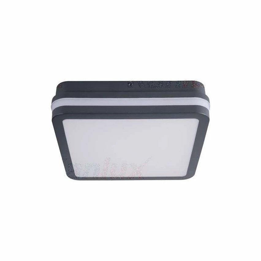 Meilleure vente ⌛ Kanlux Plafonnier LED 18W étanche IP54 rond ∅220mm Graphite - Blanc Naturel 4000K ✨ 3 Meilleure vente ⌛ Kanlux Plafonnier LED 18W étanche IP54 rond ∅220mm Graphite - Blanc Naturel 4000K ✨ – Image 3