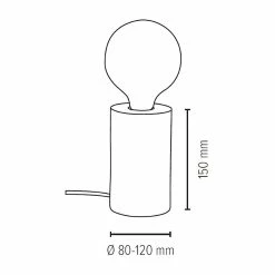 Les meilleures critiques de ✨ Paris prix Lampe à Poser Design "Pin Teinté" 15cm Naturel 🛒 -Optonica Soldes 5905840208805 3