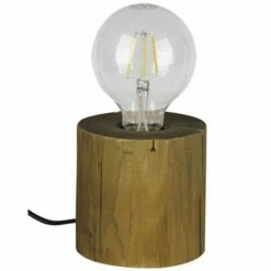 Offres 👍 Paris prix Lampe à Poser Design "Pin Teinté" 10cm Naturel 🧨