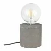 Vente flash 🌟 Paris prix Lampe à Poser Ronde en Béton "Strong" 10cm Gris 🛒