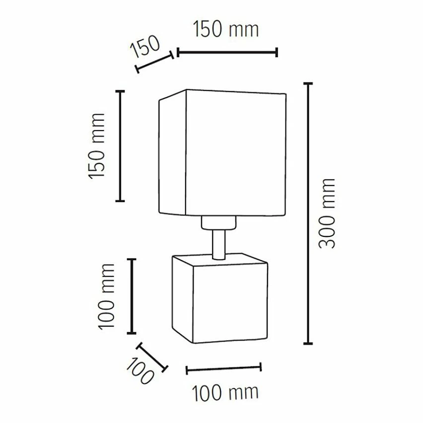 De gros đ„ Paris prix Lampe Ă Poser CarrĂ©e en BĂ©ton "Strong" 30cm Blanc â 2 De gros đ„ Paris prix Lampe Ă Poser CarrĂ©e en BĂ©ton "Strong" 30cm Blanc â â Image 2
