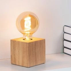 Les meilleures critiques de 🌟 Paris prix Lampe à Poser Design "Trongo" 10cm Chêne Huilé 😉 -Optonica Soldes 5907500157805 2