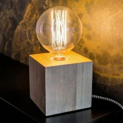 Les meilleures critiques de 🌟 Paris prix Lampe à Poser Design "Trongo" 10cm Chêne Huilé 😉 -Optonica Soldes 5907500157805 4