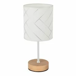 Coupon 🤩 Paris prix Lampe à Poser Design "Punto" 15cm Chêne Huilé ⭐