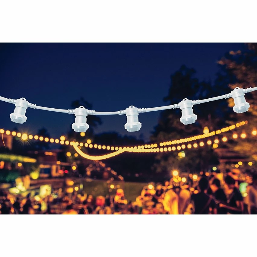 Les meilleures critiques de đ„° VELAMP PARTY LIGHT: Guirlande IP44 prolongeable 20m, 20 douilles E27, blanc â 3 Les meilleures critiques de đ„° VELAMP PARTY LIGHT: Guirlande IP44 prolongeable 20m, 20 douilles E27, blanc â â Image 3