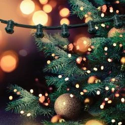 Tout neuf 😉 VELAMP PARTY LIGHT: Guirlande lumineuse IP44 extensible 10m, 10 x E27, H05RN-F2x1mm2, vert foncé 💯 -Optonica Soldes 8003910107687 6