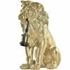 De gros ✨ Item Lampe à poser lion doré 35.5 cm 🎁