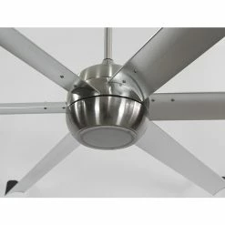 Le moins cher 😉 Klassfan Ventilateur de plafond DC en argent avec pelles chromées 236cm avec WiFi et gradateur LED 🤩 -Optonica Soldes 8435525600015 4