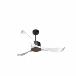 Sortie 😍 Klassfan Ventilateur de plafond Réversible Thermostat Wifi Moteur à courant continu Toits en pente Télécommande Scénarios Adaptateur 2/3 Lames 😀