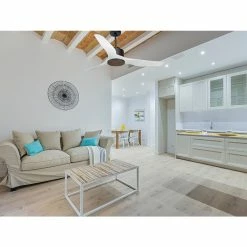 De gros 😀 Klassfan Ventilateur de plafond Réversible Thermostat Wifi Moteur à courant continu Toits en pente Télécommande Scénarios Adaptateur 2/3 Lames ⭐ -Optonica Soldes 8435525600787 7