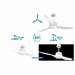 Les meilleures critiques de 🔔 Klassfan Ventilateur de plafond Réversible Thermostat Wifi Moteur à courant continu Toits en pente Télécommande Scénarios Adaptateur 2/3 Lames 😀 -Optonica Soldes 8435525600909 3