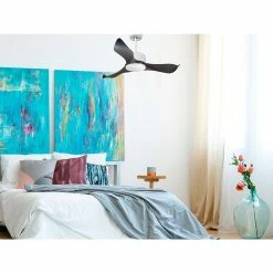 Tout neuf 😀 Klassfan Ventilateur de plafond Réversible Thermostat Wifi Moteur à courant continu Toits en pente Télécommande Scénarios Adaptateur 2/3 Lames 😉 -Optonica Soldes 8435525600916 5