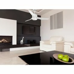 Le moins cher 🎉 Klassfan Ventilateur de plafond Réversible Lumière Thermostat Dimmable Wifi Moteur à courant continu Toits en pente Télécommande Scénarios Lumi 🔥 -Optonica Soldes 8435525601463 7