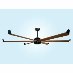 Budget 🌟 Klassfan Ventilateur de plafond DC pales en bois 236cm avec WiFi et dimmer LED ❤️ -Optonica Soldes 8435525602774 5