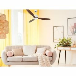 De gros 🎁 Klassfan Ventilateur de plafond Réversible Thermostat Wifi Moteur à courant continu Toits en pente Télécommande Scénarios Hypersilence Mémoire ⭐ -Optonica Soldes 8435525603573 7