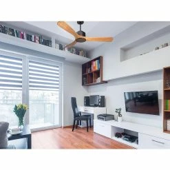 Meilleure vente 😀 Klassfan Ventilateur de plafond Réversible Thermostat Wifi Moteur à courant continu Toits en pente Télécommande Scénarios Hypersilence Mémoire 🤩 -Optonica Soldes 8435525603603 7