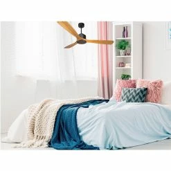 Tout neuf ⭐ Klassfan Ventilateur de plafond Réversible Thermostat Wifi Moteur à courant continu Toits en pente Télécommande Scénarios Hypersilence Mémoire ⭐ -Optonica Soldes 8435525603610 6