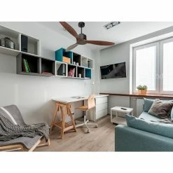 Meilleur prix 💯 Klassfan Ventilateur de plafond Réversible Thermostat Wifi Moteur à courant continu Toits en pente Télécommande Scénarios Hypersilence Mémoire 😉 -Optonica Soldes 8435525603665 6