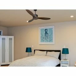 Tout neuf 😀 Klassfan Ventilateur de plafond Réversible Thermostat Wifi Moteur à courant continu Toits en pente Télécommande Scénarios Hypersilence Mémoire ❤️ -Optonica Soldes 8435525603672 3