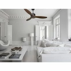 Tout neuf 😀 Klassfan Ventilateur de plafond Réversible Thermostat Wifi Moteur à courant continu Toits en pente Télécommande Scénarios Hypersilence Mémoire ❤️ -Optonica Soldes 8435525603672 7