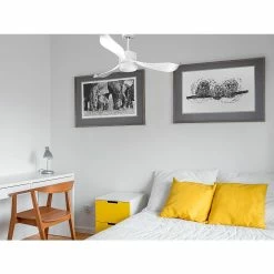 Le moins cher 💯 Klassfan Ventilateur de plafond Réversible Lumière Thermostat Dimmable Wifi Moteur à courant continu Toits en pente Télécommande Scénarios Lumi 🧨 -Optonica Soldes 8435525604709 4