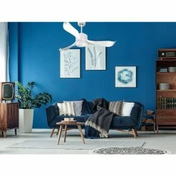 Le moins cher 💯 Klassfan Ventilateur de plafond Réversible Lumière Thermostat Dimmable Wifi Moteur à courant continu Toits en pente Télécommande Scénarios Lumi 🧨 -Optonica Soldes 8435525604709 6