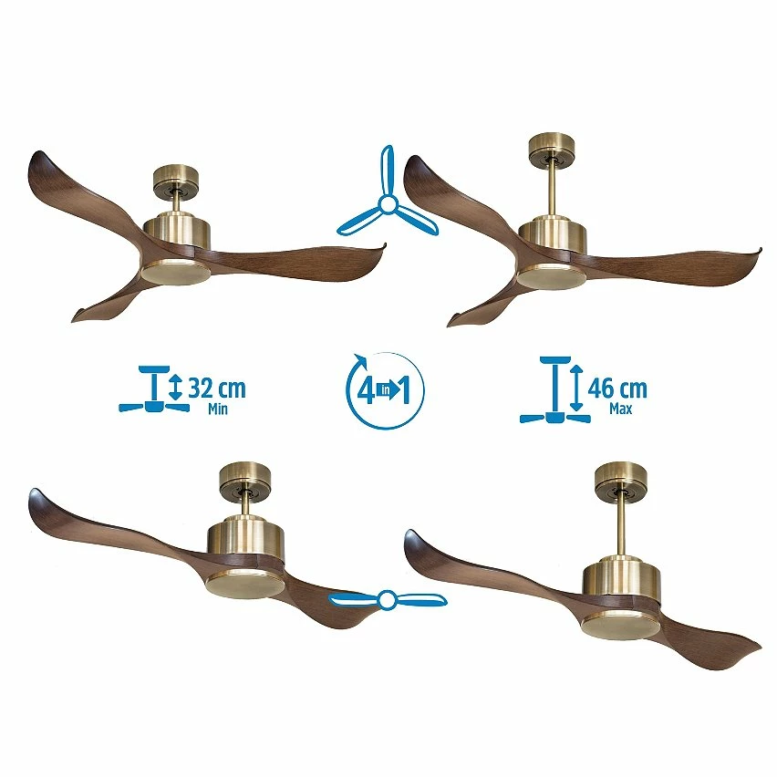 Meilleure vente đ Klassfan Ventilateur de plafond RĂ©versible Thermostat Wifi Moteur Ă courant continu Toits en pente TĂ©lĂ©commande ScĂ©narios Adaptateur 2/3 Lames đ 4 Meilleure vente đ Klassfan Ventilateur de plafond RĂ©versible Thermostat Wifi Moteur Ă courant continu Toits en pente TĂ©lĂ©commande ScĂ©narios Adaptateur 2/3 Lames đ â Image 4