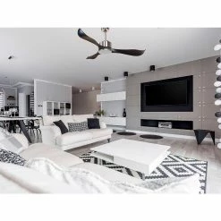 De gros 💯 Klassfan Ventilateur de plafond Réversible Thermostat Wifi Moteur à courant continu Toits en pente Télécommande Scénarios Adaptateur 2/3 Lames 🌟 -Optonica Soldes 8435525604846 5