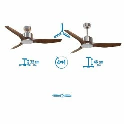 Meilleure vente ✨ Klassfan Ventilateur de plafond Réversible Thermostat Wifi Moteur à courant continu Toits en pente Télécommande Scénarios Adaptateur 2/3 Lames 🔔 10 Meilleure vente ✨ Klassfan Ventilateur de plafond Réversible Thermostat Wifi Moteur à courant continu Toits en pente Télécommande Scénarios Adaptateur 2/3 Lames 🔔 -Optonica Soldes 8435525604860 4