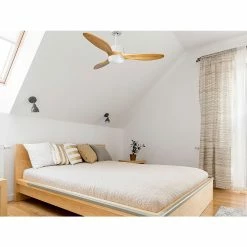 Vente flash 🔥 Klassfan Ventilateur de plafond Réversible Lumière Thermostat Dimmable Wifi Moteur à courant continu Toits en pente Télécommande Scénarios Lumi 🌟 -Optonica Soldes 8435525605034 6