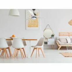 Grosses soldes 🎁 Klassfan Ventilateur de plafond Réversible Lumière Thermostat Dimmable Wifi Moteur à courant continu Toits en pente Télécommande Scénarios Lumi 🥰 -Optonica Soldes 8435525606710 5