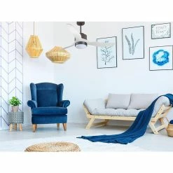 Grosses soldes 🎁 Klassfan Ventilateur de plafond Réversible Lumière Thermostat Dimmable Wifi Moteur à courant continu Toits en pente Télécommande Scénarios Lumi 🥰 -Optonica Soldes 8435525606710 7