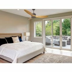 Le moins cher 👍 Klassfan Ventilateur de plafond Réversible Thermostat Wifi Moteur à courant continu Toits en pente Télécommande Scénarios Hypersilence Mémoire ❤️ -Optonica Soldes 8435525606727 4