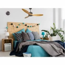 Le moins cher 👍 Klassfan Ventilateur de plafond Réversible Thermostat Wifi Moteur à courant continu Toits en pente Télécommande Scénarios Hypersilence Mémoire ❤️ -Optonica Soldes 8435525606727 5