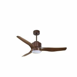 Remise ✔️ Klassfan Ventilateur de plafond Réversible Lumière Thermostat Dimmable Wifi Moteur à courant continu Toits en pente Télécommande Scénarios Lumi ✨