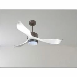 Promo 😉 Klassfan Ventilateur de plafond Réversible Lumière Thermostat Dimmable Wifi Moteur à courant continu Toits en pente Télécommande Scénarios Lumi ✨ -Optonica Soldes 8435525607533 5