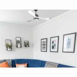 Promo 😉 Klassfan Ventilateur de plafond Réversible Lumière Thermostat Dimmable Wifi Moteur à courant continu Toits en pente Télécommande Scénarios Lumi ✨ -Optonica Soldes 8435525607533 6