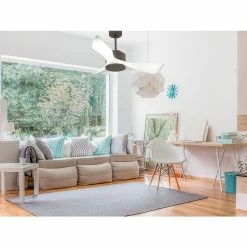 Remise 👍 Klassfan Ventilateur de plafond Réversible Thermostat Wifi Moteur à courant continu Toits en pente Télécommande Scénarios Adaptateur 2/3 Lames 🔥 -Optonica Soldes 8435525607540 7