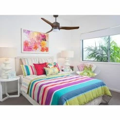 Bon marché ⭐ Klassfan Ventilateur de plafond Réversible Lumière Thermostat Dimmable Wifi Moteur à courant continu Toits en pente Télécommande Scénarios Lumi 🧨 -Optonica Soldes 8435525607571 5