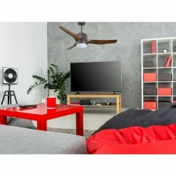 Bon marché ⭐ Klassfan Ventilateur de plafond Réversible Lumière Thermostat Dimmable Wifi Moteur à courant continu Toits en pente Télécommande Scénarios Lumi 🧨 -Optonica Soldes 8435525607571 6