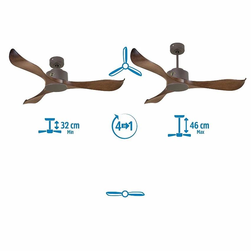 Remise đ Klassfan Ventilateur de plafond RĂ©versible Thermostat Wifi Moteur Ă courant continu Toits en pente TĂ©lĂ©commande ScĂ©narios Adaptateur 2/3 Lames âïž 3 Remise đ Klassfan Ventilateur de plafond RĂ©versible Thermostat Wifi Moteur Ă courant continu Toits en pente TĂ©lĂ©commande ScĂ©narios Adaptateur 2/3 Lames âïž â Image 3