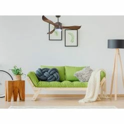 Budget 🌟 Klassfan Ventilateur de plafond Réversible Lumière Thermostat Dimmable Wifi Moteur à courant continu Toits en pente Télécommande Scénarios Lumi 😉 -Optonica Soldes 8435525607595 4