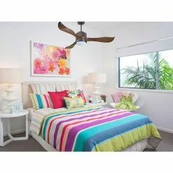 Budget 🌟 Klassfan Ventilateur de plafond Réversible Lumière Thermostat Dimmable Wifi Moteur à courant continu Toits en pente Télécommande Scénarios Lumi 😉 -Optonica Soldes 8435525607595 6